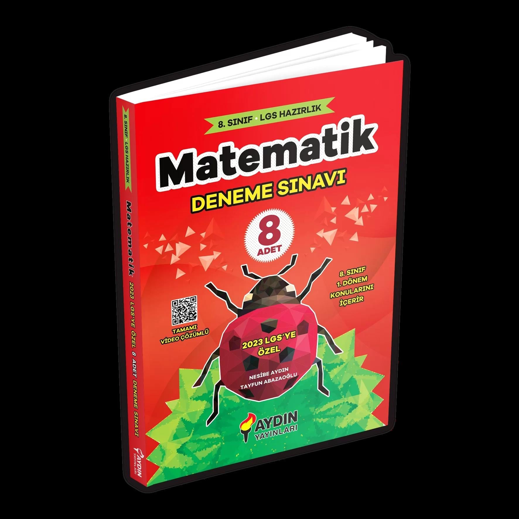 Aydın Yayınları LGS Matematik 8 DenemeAydın Yayınları LGS Matematik 8 Deneme - Kirtasiyem.net8.Sınıf