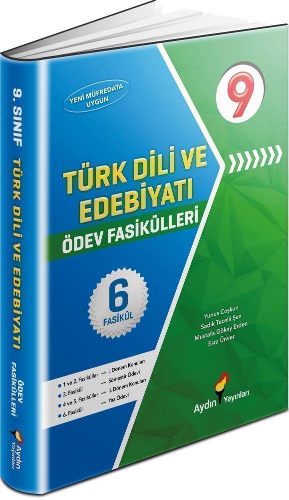 Aydın Yayınları Türk Dili ve Edebiyatı Ödev Fasikülleri 9Aydın Yayınları Türk Dili ve Edebiyatı Ödev Fasikülleri 9 - Kirtasiyem.net9.Sınıf