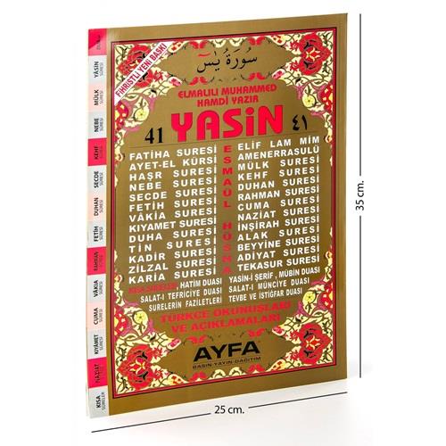 Ayfa Cami Boy 41 Yasin Türkçeli - Fihristli KOD:Ayfa032Ayfa Cami Boy 41 Yasin Türkçeli - Fihristli KOD:Ayfa032 - Kirtasiyem.netDin