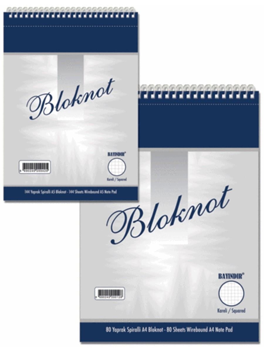 Bayındır Spiralli Bloknot (Çizgili) 40 Yaprak A5 Bns0050Bayındır Spiralli Bloknot (Çizgili) 40 Yaprak A5 Bns0050 - Kirtasiyem.netSpiralli Bloknotlar