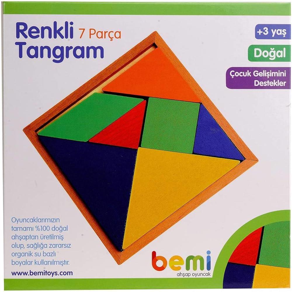 Bemi Renkli 7 Li Tangram Ahşap 1208Bemi Renkli 7 Li Tangram Ahşap 1208 - Kirtasiyem.netTangram