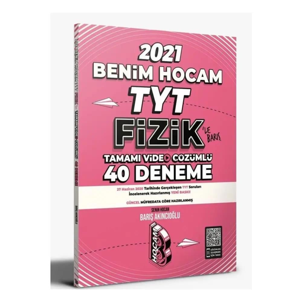 Benim Hocam 2021 TYT Fizik Tamamı Video Çözümlü 40 Deneme SınavıBenim Hocam 2021 TYT Fizik Tamamı Video Çözümlü 40 Deneme Sınavı - Kirtasiyem.netTYT