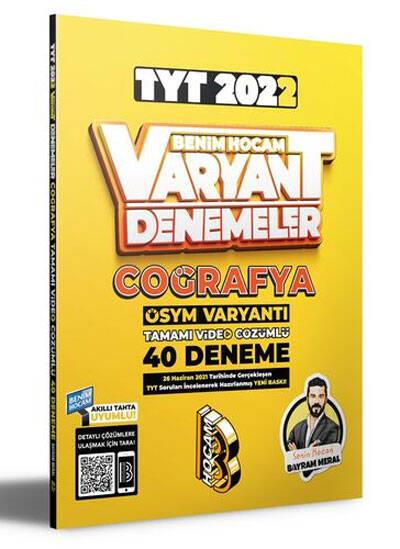 Benim Hocam 2022 TYT Coğrafya Tamamı Video Çözümlü 12 Deneme SınavıBenim Hocam 2022 TYT Coğrafya Tamamı Video Çözümlü 12 Deneme Sınavı - Kirtasiyem.netTYT