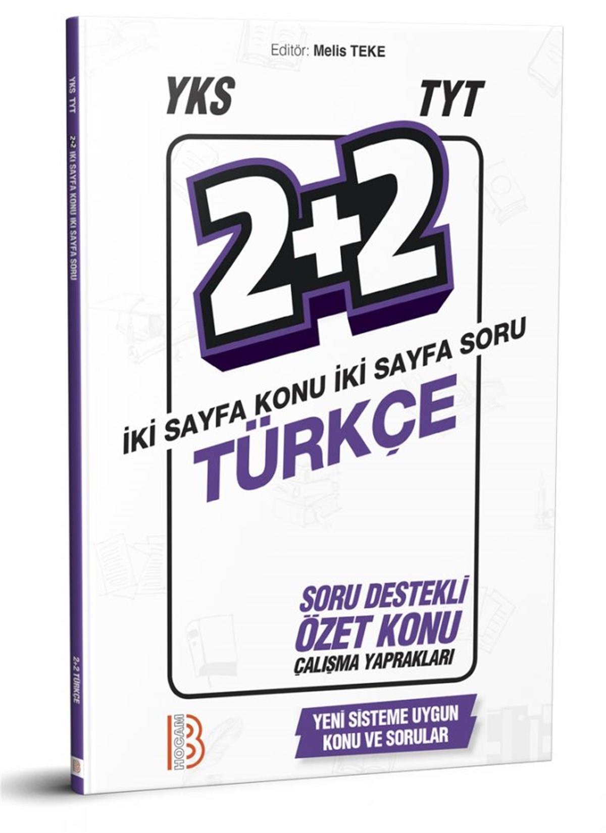 Benim Hocam Yks Tyt Türkçe 2+2 Soru Destekli Özet Konu YapraklarıBenim Hocam Yks Tyt Türkçe 2+2 Soru Destekli Özet Konu Yaprakları - Kirtasiyem.netTYT