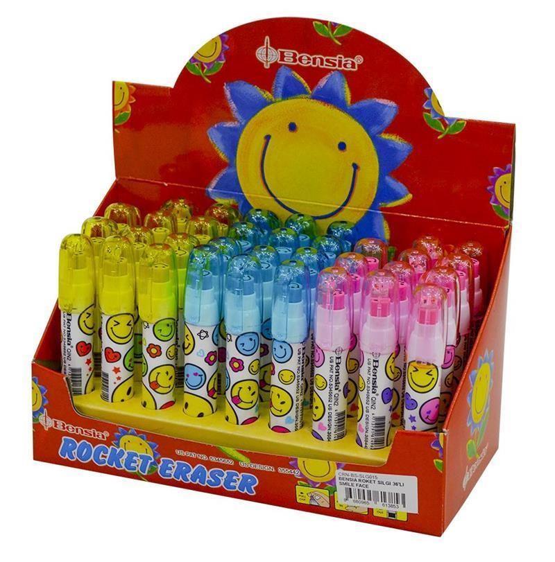 Bensia Roket Silgi Smile Face (Reoc425)*36Bensia Roket Silgi Smile Face (Reoc425)*36 - Kirtasiyem.netSilgiler