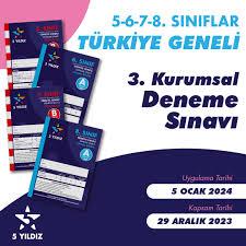 Beş Yıldız 6. Sınıf Kurumsal DenemeBeş Yıldız 6. Sınıf Kurumsal Deneme - Kirtasiyem.net6.Sınıf