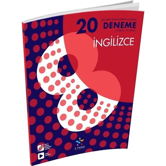 Beş yıldız 8. Sınıf İngilizce Deneme 20 LiBeş yıldız 8. Sınıf İngilizce Deneme 20 Li - Kirtasiyem.net8.Sınıf