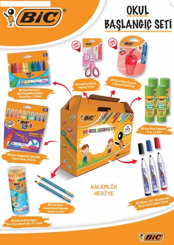 Bic Başlangıç SetiPastel Boyalar