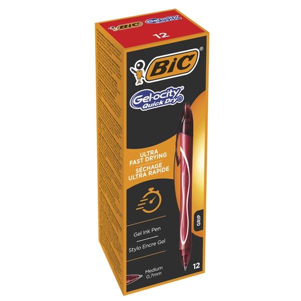 Bic İntensıty Jel Kalem Kırmızı Gelocity Hızlı KuruyanBic İntensıty Jel Kalem Kırmızı Gelocity Hızlı Kuruyan _12 - Kirtasiyem.netJel Kalemler
