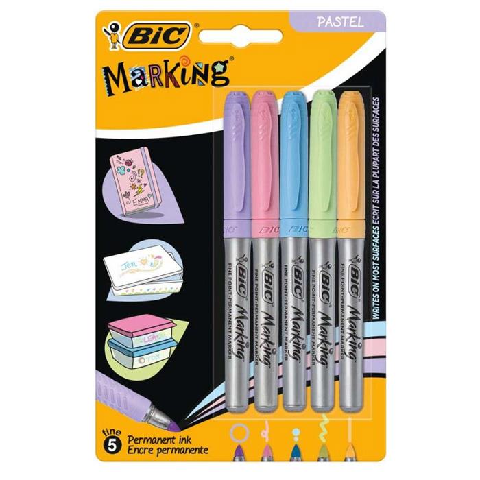 Bic İntensity Permanent Markör Kalem 5 Li Blister Pastel Renkler  999132Bic İntensity Permanent Markör Kalem 5 Li Blister Pastel Renkler  999132 - Kirtasiyem.netMarkörler