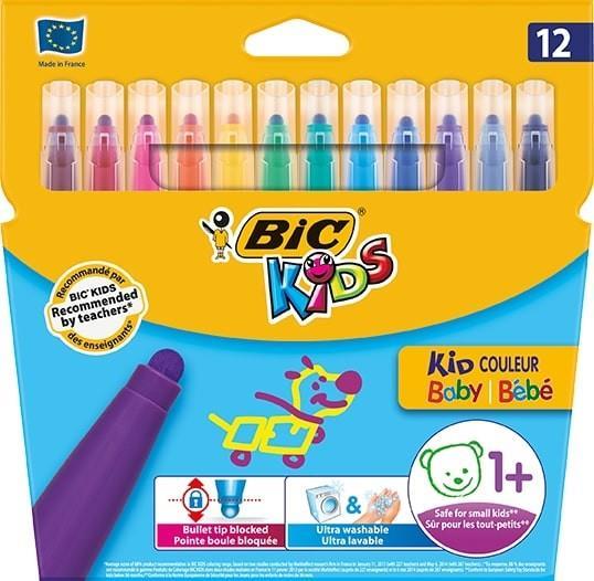 Bic Keçeli Boya Kalemi 12 Li Baby Kid Couleur 902080Bic Keçeli Boya Kalemi 12 Li Baby Kid Couleur 902080 - Kırtasiyem.netKeçeli Kalemler