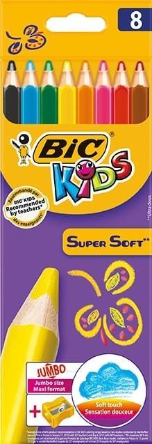 Bic Kuru Boya 1/1 Süpersoft 8 Li+Jumbo Kalemtıraş 8959211Bic Kuru Boya 1/1 Süpersoft 8 Li+Jumbo Kalemtıraş 8959211 - Kırtasiyem.netKuru Boyalar