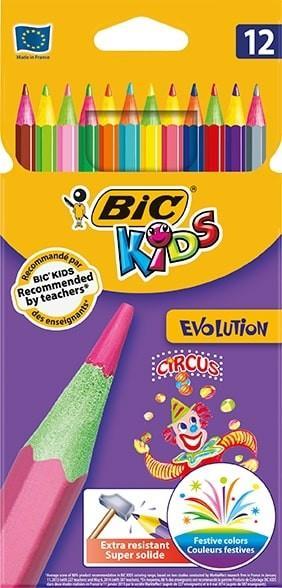 Bic Kuru Boya 12 Renk 1/1 Evolution Circus 895789Bic Kuru Boya 12 Renk 1/1 Evolution Circus 895789 - Kırtasiyem.netKuru Boyalar