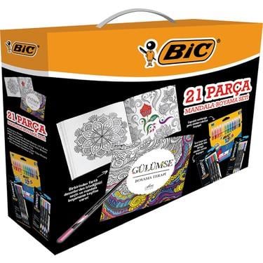 Bic Mandala Boyama - 21 ParçaBic Mandala Boyama - 21 Parça - Kirtasiyem.netAkıl Oyunları
