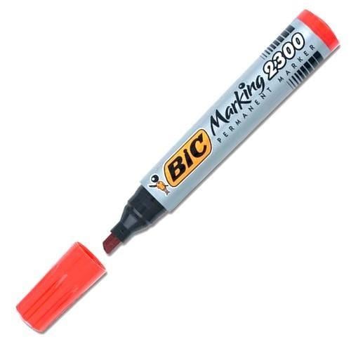 Bic Marker 2300 Kesik Uç KırmızıBic Marker 2300 Kesik Uç Kırmızı*12 - Kirtasiyem.netMarkörler