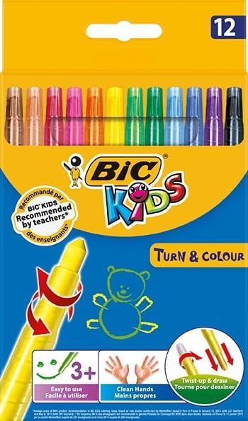 Bic Pastel Boya 12 Li Çevirmeli Turn&Colour 880508Bic Pastel Boya 12 Li Çevirmeli Turn&Colour 880508 - Kırtasiyem.netPastel Boyalar