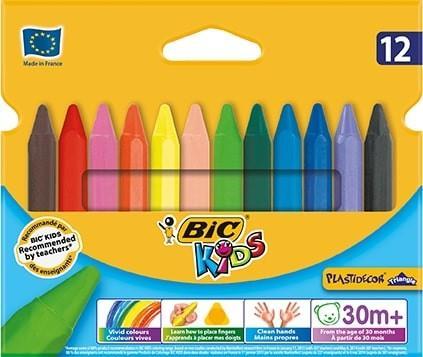 Bic Plastidecor Üçgen Pastel Boya Seti (Elleri Kirletmeyen) 12 RenkBic Plastidecor Üçgen Pastel Boya Seti (Elleri Kirletmeyen) 12 Renk - Kırtasiyem.netPastel Boyalar