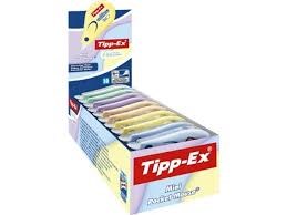 Bic Tipp-Ex Mını Pocket Mouse Şerit Düz. Pastel *104.Sınıf