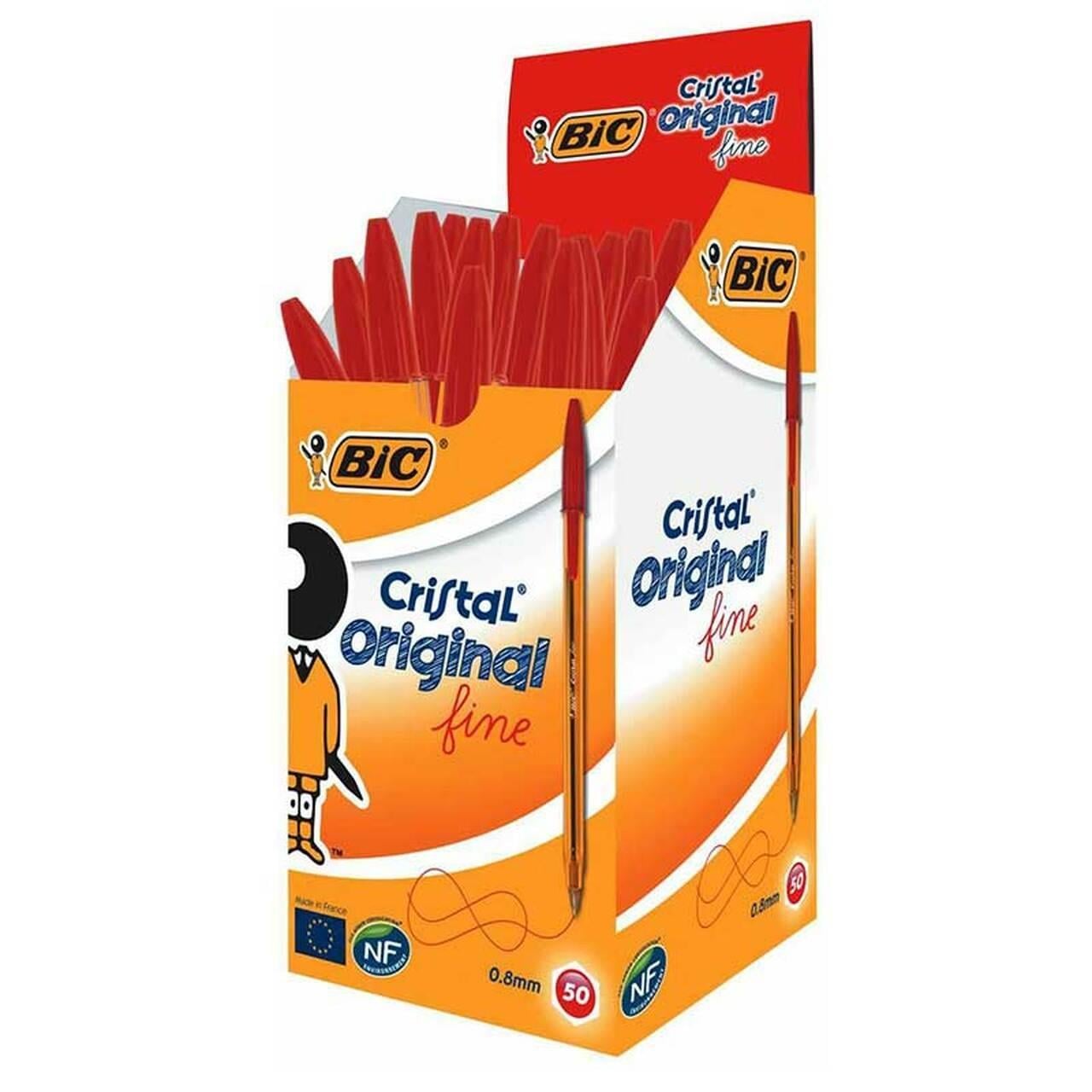 Bic Tükenmez Kalem Cristal Fine Kırmızı*50Bic Tükenmez Kalem Cristal Fine Kırmızı*50 - Kirtasiyem.netTükenmez Kalemler