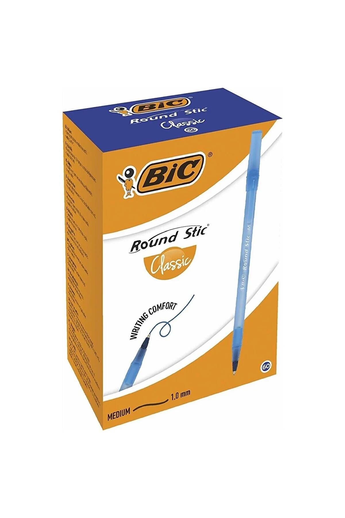 Bic Tükenmez Kalem Round Stic Mavi 60 LıBic Tükenmez Kalem Round Stic Mavi 60 Lı - Kirtasiyem.netTükenmez Kalemler
