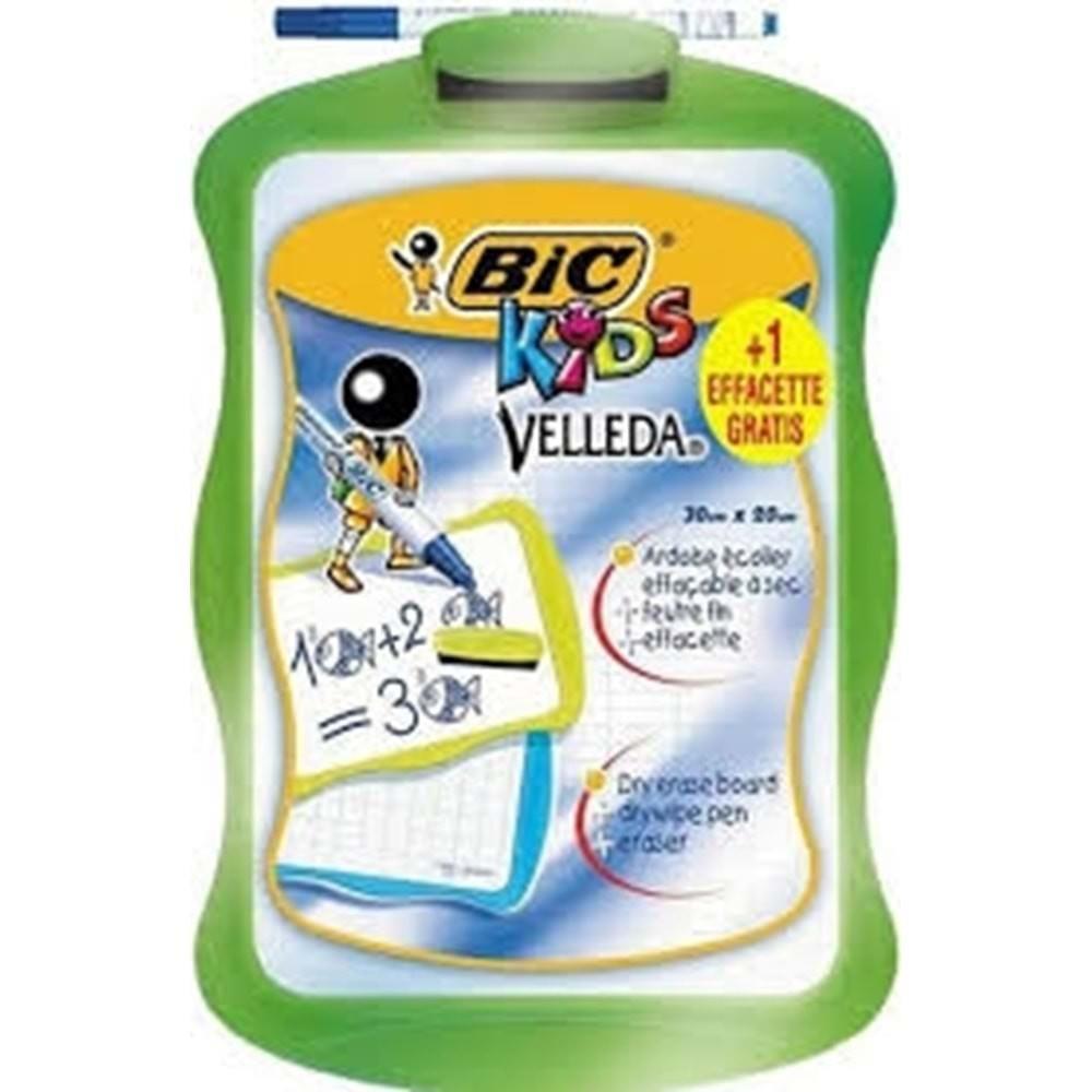 Bic Yazı Tahtası+Kalem+Silgi Mini Velleda 841362Bic Yazı Tahtası+Kalem+Silgi Mini Velleda 841362 - Kirtasiyem NetYazı Tahtaları
