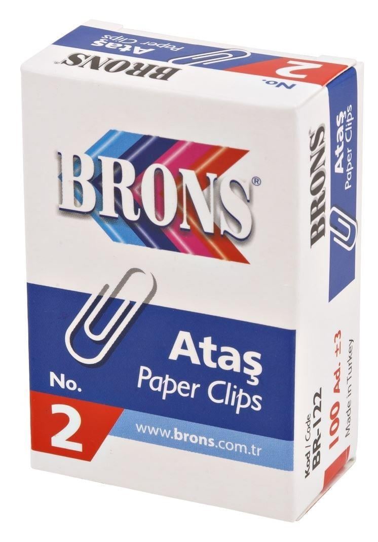 Brons Ataç No:2 Br-122Brons Ataç No:2 Br-122 - Kirtasiyem.netAtaşlar Ve Kıskaçlar