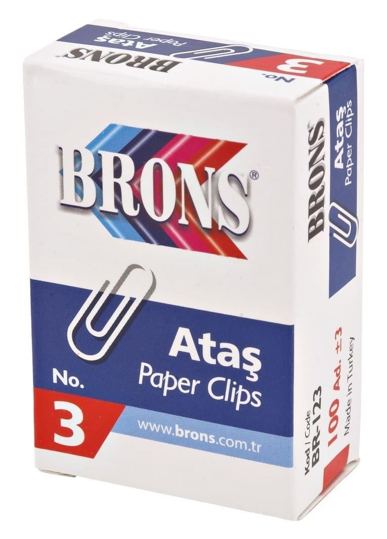 Brons Ataç No:3 Br-123Brons Ataç No:3 Br-123 - Kirtasiyem.netAtaşlar Ve Kıskaçlar