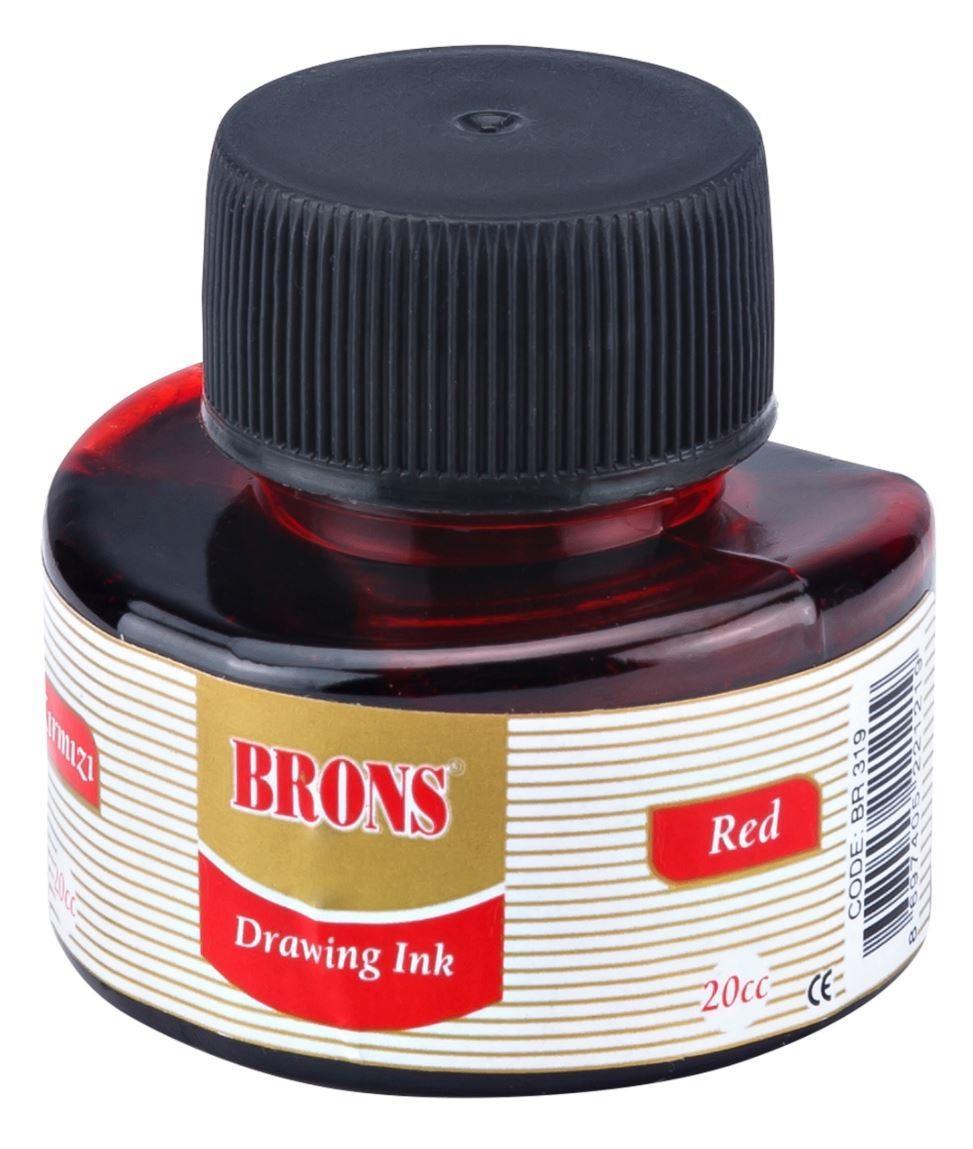 Brons Çini Mürekkebi Kırmızı 20 Cc Br-319Brons Çini Mürekkebi Kırmızı 20 Cc Br-319 - Kirtasiyem.netÇini Mürekkebi