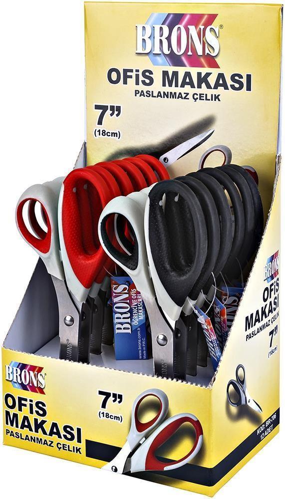 Brons Makas Büro 18 Cm Br-706Brons Makas Büro 18 Cm Br-706 - Kirtasiyem.netOfis Makası