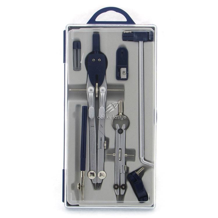 Brons Metal Pergel Seti Br-587Kalem Çantaları