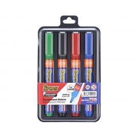 Brons Permanent Marker Kalem Kesik Uç  4'Lü Blister(S+M+K) Br-9700Brons Permanent Marker Kalem Kesik Uç  4'Lü Blister(S+M+K) Br-9700 - Kirtasiyem.netMarkörler