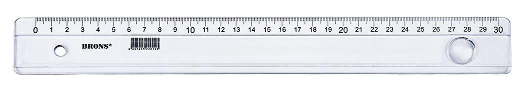 Brons Plastik Cetvel 30 Cm  Br-225Brons Plastik Cetvel 30 Cm  Br-225 - Kirtasiyem.netCetveller