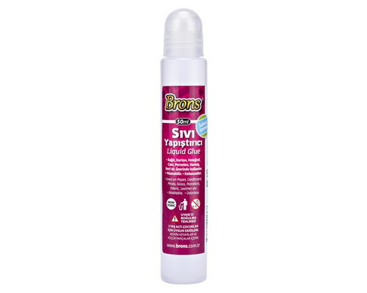 Brons Sivi Yapistirici 50 Ml BR-415Brons Sivi Yapistirici 50 Ml BR-415 - Kirtasiyem.netSıvı Yapıştırıcılar