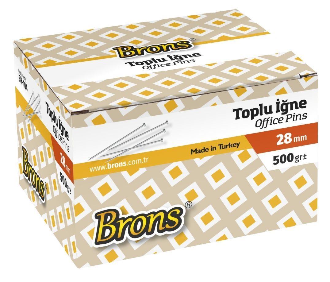 Brons Toplu İgne 28/500 Br-104Brons Toplu İgne 28/500 Br-104 - Kirtasiyem.netİğneler