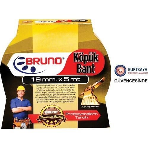 Bruno Köpük Bant 19X5 MtBruno Köpük Bant 19X5 Mt - Kirtasiyem.netDiğer Bantlar Ve Bant Kesiciler