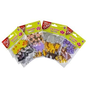 Bu-Bu 3D Eva Sticker Oynar Gözlü Hayvanlar 12 liBu-Bu 3D Eva Sticker Oynar Gözlü Hayvanlar *12 - Kirtasiyem NetStickerlar