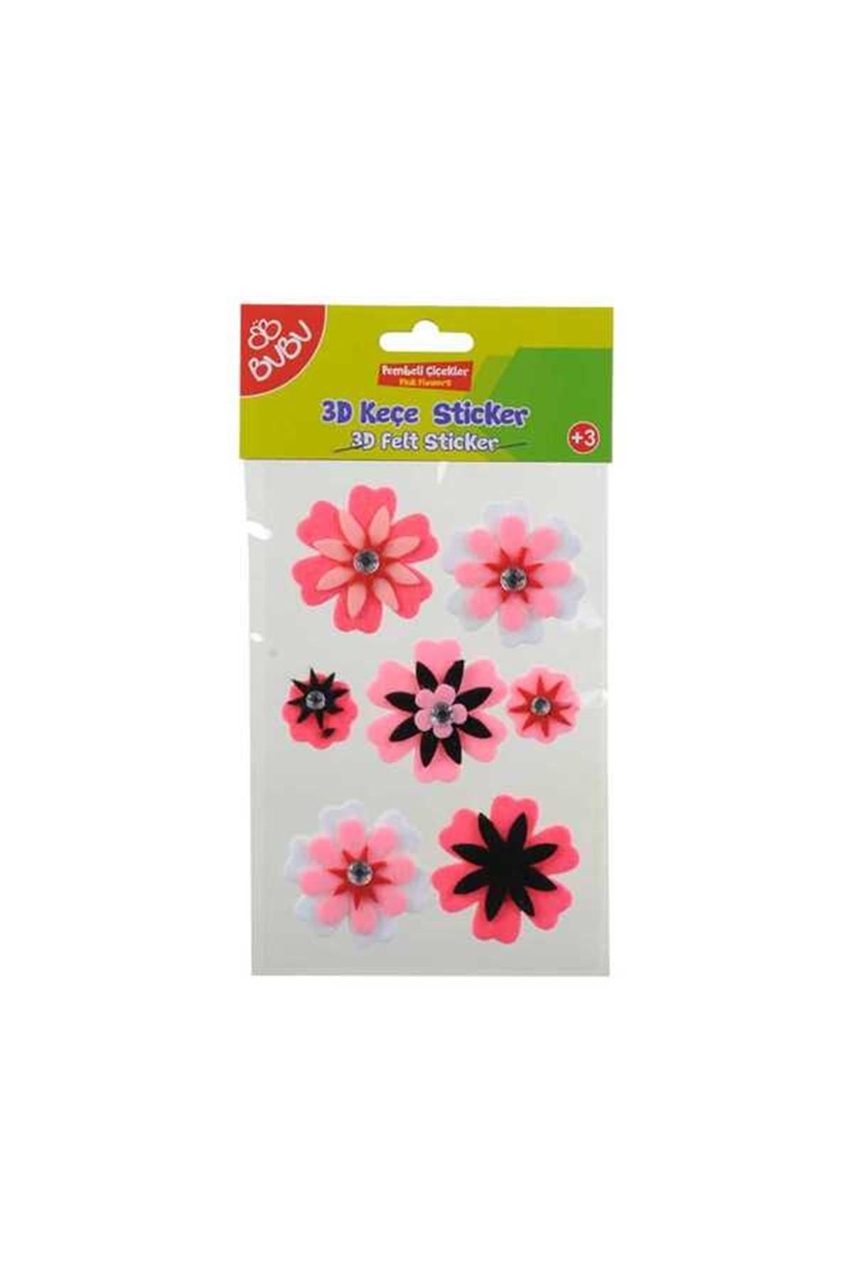 Bu-Bu 3D Keçe Sticker  Çiçek 24 Lü ( St0031/Pembeli Çiçekler , St0032/Mavili Çiçekler , St0033/Çiçek Bahçem , St0034/Yapr (1 ADBu-Bu 3D Keçe Sticker Standı Çiçek 24 Lü ( St0031/Pembeli Çiçekler , St0032/Mavili Çiçekler , St0033/Çiçek Bahçem , St0034/Yapr - Kirtasiyem.netStandlar