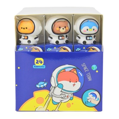 Bu-Bu 3D Silgi Sevimli Astronotlar 24'Lü (Zf3853) BUBU-SLG011Mühür