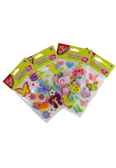 Bu-Bu 3D Sticker Keçe Küçük (St027/....030)*24Bu-Bu 3D Sticker Keçe Küçük (St027/....030)*24 - Kirtasiyem NetStickerlar