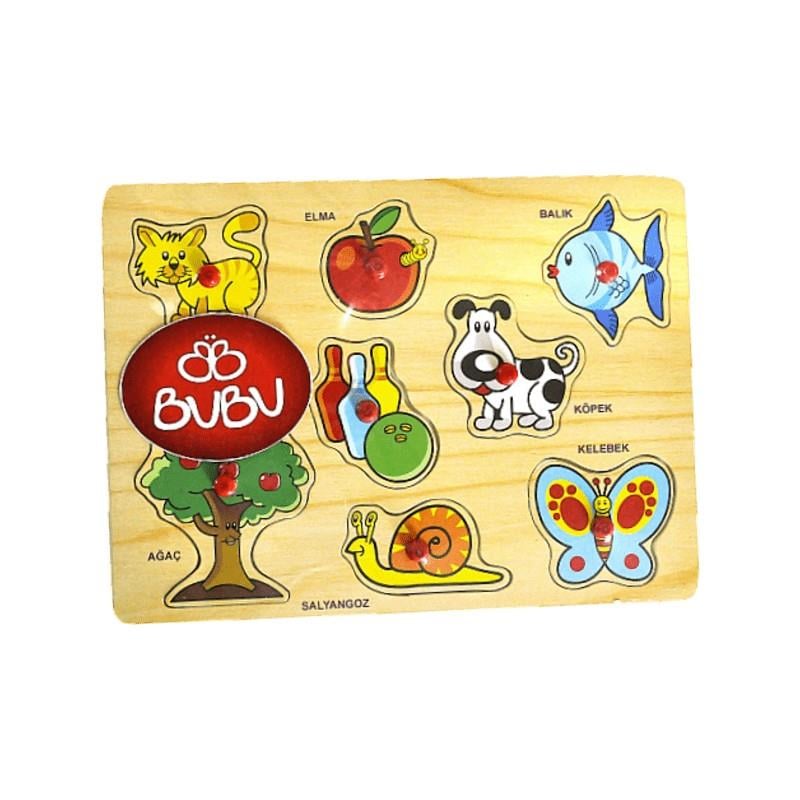 Bu-Bu Ahşap Puzzle HayvanlarBu-Bu Ahşap Puzzle Hayvanlar - Kirtasiyem.netYapbozlar