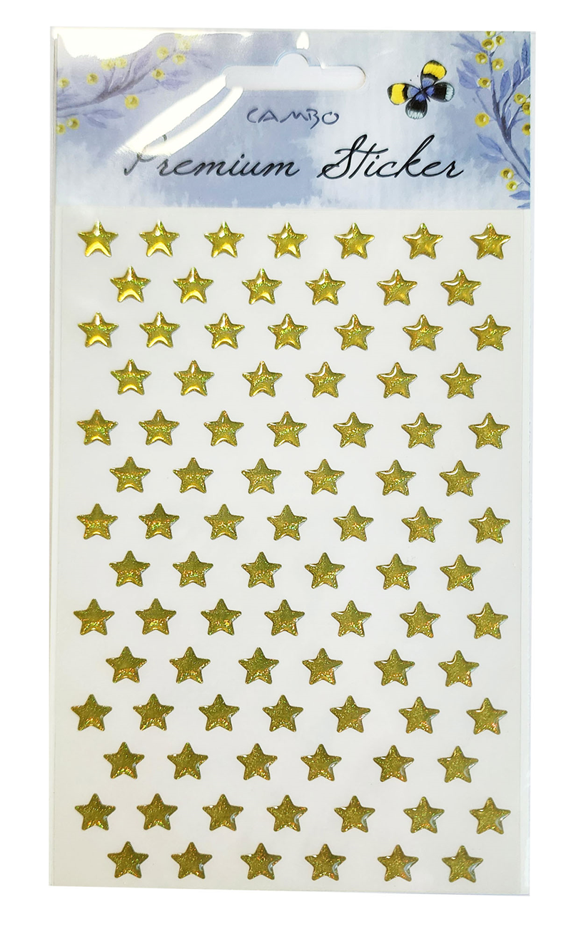 Bu-Bu Damla Gold Yıldız Stıcker BUBU-CAS-01-049Kalem Çantaları