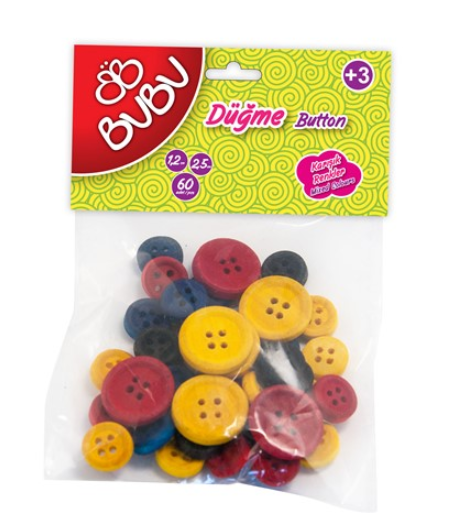 Bu-Bu Düğme 1,2Cm - 2,5Cm 40'Lı Renkli Bubu-Hs0007Bu-Bu Düğme 1,2Cm - 2,5Cm 40'Lı Renkli Bubu-Hs0007 - Kirtasiyem.netBoncuklar