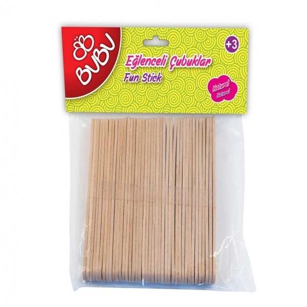 Bu-Bu Eğlenceli Çubuklar Naturel 11,5X1Cm 40Lı Kıs Bubu-Hs0015Bu-Bu Eğlenceli Çubuklar Naturel 11,5X1Cm 40Lı Kıs Bubu-Hs0015 - Kirtasiyem.netDiğer Aktivite Ürünleri
