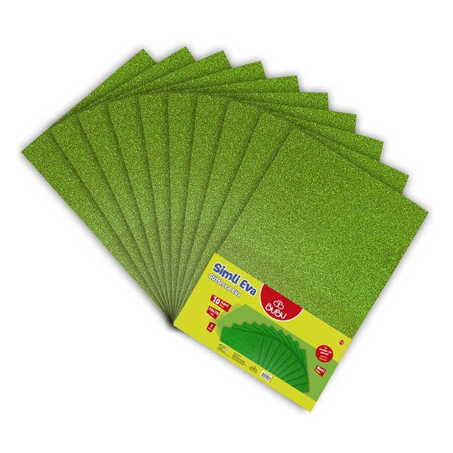 Bu-Bu Eva 50X70 Simli Yeşil Bubu-Ev0028 (1 ADET)Bu-Bu Eva 50X70 Simli Yeşil *10 Bubu-Ev0028 - Kirtasiyem.netEvalar