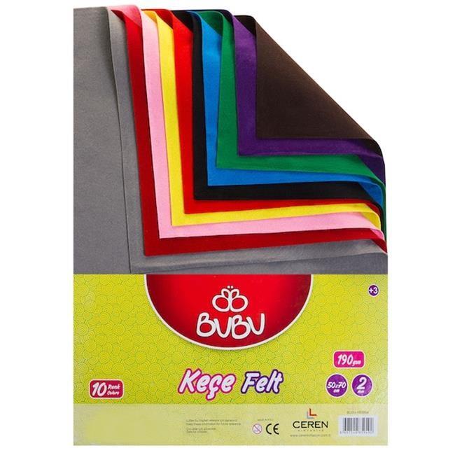 Bu-Bu Keçe 50X70 Bubu-Ke0004 (1 ADET) (10 Renk Seçeneği )Bu-Bu Keçe 50X70 *10 Bubu-Ke0004 - Kirtasiyem.netKeçeler