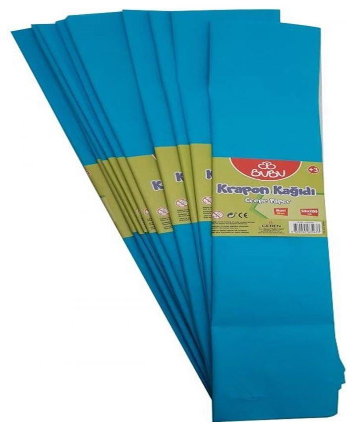 Bu-Bu Krapon Kağıdı Mavi Bubu-Kr0009 (1 ADET)Bu-Bu Krapon Kağıdı Mavi *10 Bubu-Kr0009 - Kirtasiyem.netKrapon Kağıtları