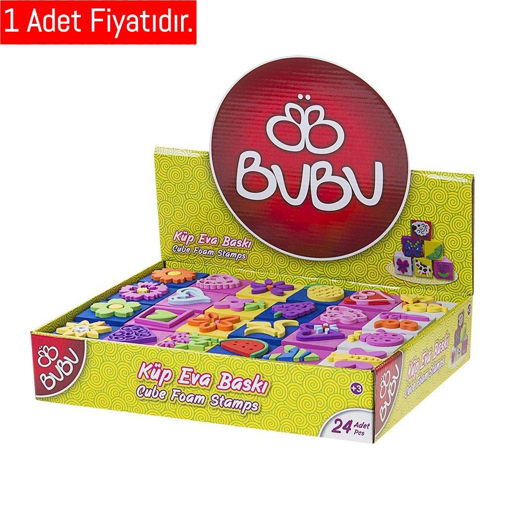 Bu-Bu Küp Eva Baskı Model 1 _24 (1 ADET)Bu-Bu Küp Eva Baskı Model 1 _24 (1 Adet) - Kirtasiyem.netEvalar