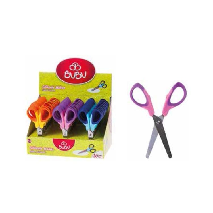 Bu-Bu Makas Okul Silikon  Sh106-01_30 (1 ADET)Bu-Bu Makas Okul Silikon *30 Sh106-01 - Kirtasiyem.netOkul Makası