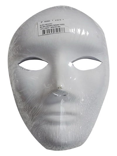 Bu-Bu Maske İnsan Yüzü (3027) Bubu-Msk002Bu-Bu Maske İnsan Yüzü (3027) BUBU-MSK002 - Kirtasiyem.netMaskeler