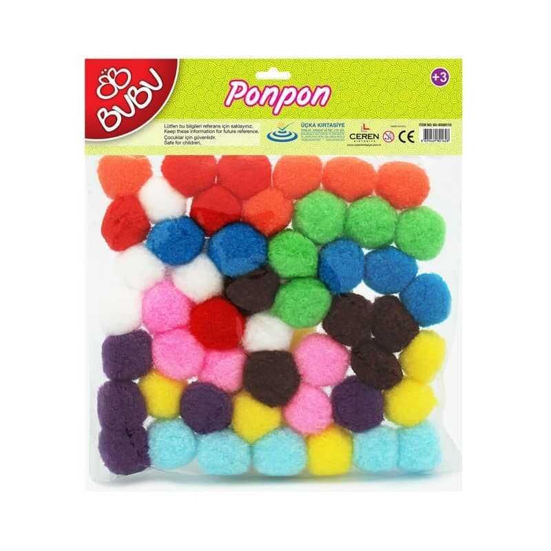 Bu-Bu Ponpon 3Cm 25'Li Karma Bubu-Pon003Bu-Bu Ponpon 3Cm 25'Li Karma BUBU-PON003 - Kirtasiyem.netSlime
